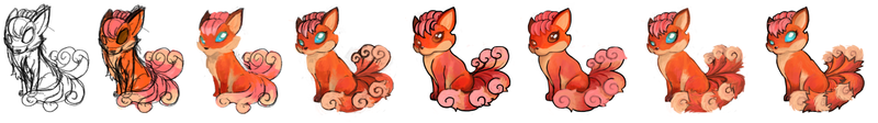 Illustration for article titled Vulpix, Pokemon One a Day!